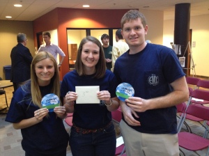 (L to R) EMI members Paige Edwards, Anna DeDufour, and Denis Dotson